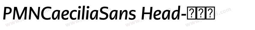 PMNCaeciliaSans Head字体转换 PMNCaeciliaSans Head字体转换
